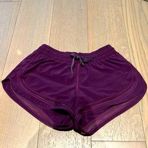 Lululemon athletica purple running shorts